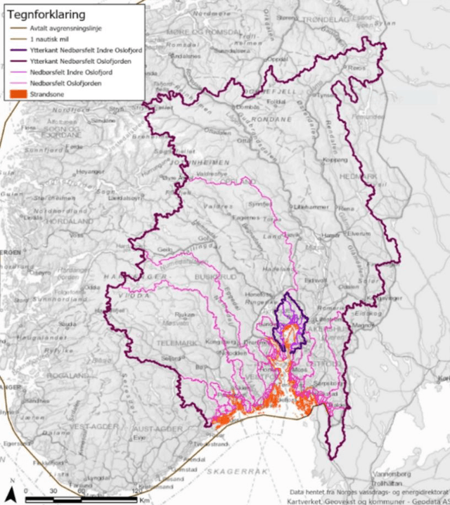 drainage areas